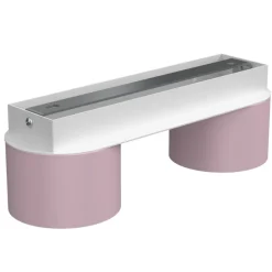 Flash Sale Biało-różowa lampa sufitowa do pokoju dziecka MLP7554 z serii DIXIE | Kaja Oświe Żyrandole Nowoczesne