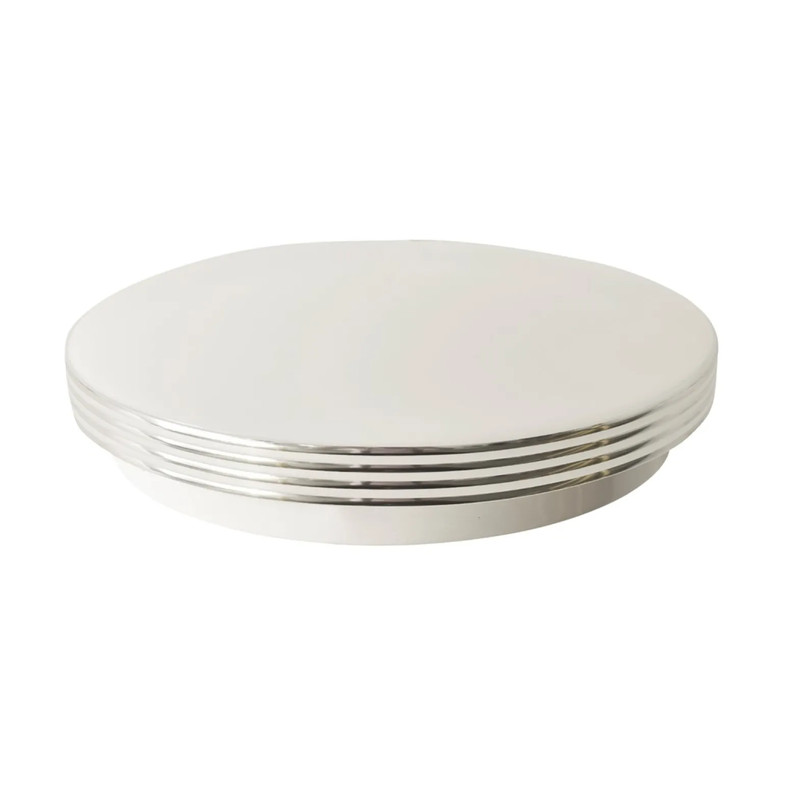 Sklep Kaja Biało-srebrny plafon LED ⌀26cm 4000K ML4266 BRAVO | Kaja Oświetlenie