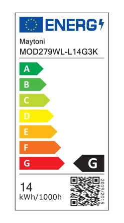 Sklep Kaja Biało-złota lampa ścienna, kształt okręgu MOD279WL-L14G3K z serii MIRA
