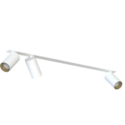 Sklep Kaja Biało-złota listwa podtynkowa, z 3 reflektorami 7685 | Kaja