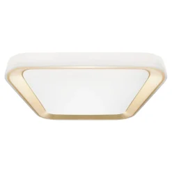 Sklep Kaja Biało-złoty plafon, zmienna barwa światła ML7933 z serii QUADRO | Kaja Oświetlen