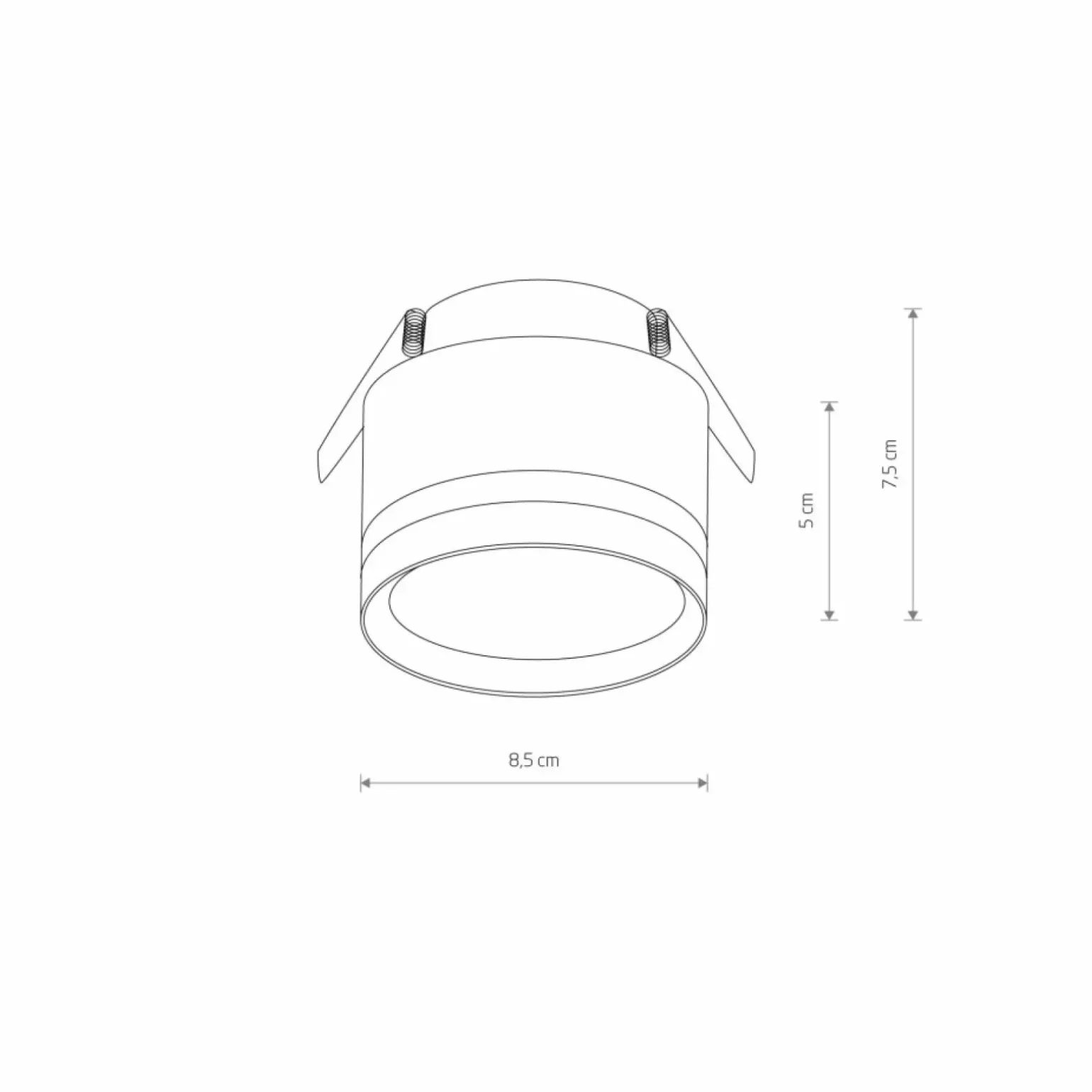 Sklep Kaja downlight podtynkowy, gwint GX53 10490 MURTER | Kaja Oświetlenie