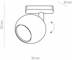 Sklep Kaja halogen do szynoprzewodu 1-fazowego TK 4040 TRACER | Kaja