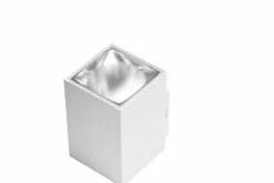 Sklep Kaja Biały kinkiet elewacyjny, kostka ze światłem LED AZ5230 ROLAND | Kaja