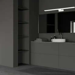 Sklep Kaja Biały kinkiet, idealny nad lustro w łazience ML6337 z serii SHINE | Kaja Oświetl