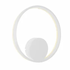 Sklep Kaja Biały kinkiet, ledowa obręcz ścienna ⌀40cm AZ4965 HALO | Kaja