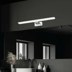 Sklep Kaja Biały kinkiet, nad lustro w korytarzu ML7882 z serii SHINE | Kaja Oświetlenie