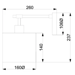 Sklep Kaja Biały kinkiet w klasycznym stylu BALANCE1-WPN z serii BALANCE