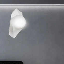 Sklep Kaja kinkiet w nowoczesnym kształcie z kloszem 637/K1 | Kaja