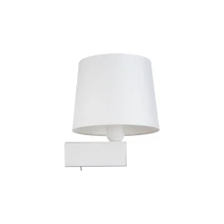 Sklep Kaja kinkiet z abażurem, idealny do sypialni 8201 | Kaja Oświetlenie