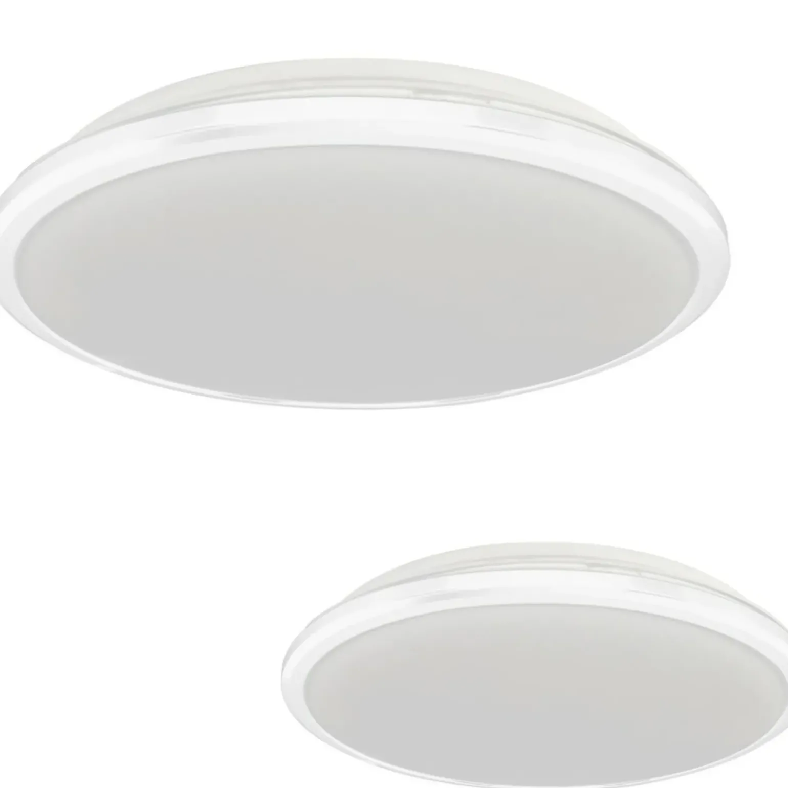 Sklep Kaja Biały, ledowy plafon do łazienki z IP44, moc 24W ML6403 z serii TERMA | Kaja Ośw