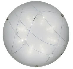 Sklep Kaja Biały, ledowy plafon sufitowy z dekoracjami 13-60099 z serii DUCA | Kaja Oświetl