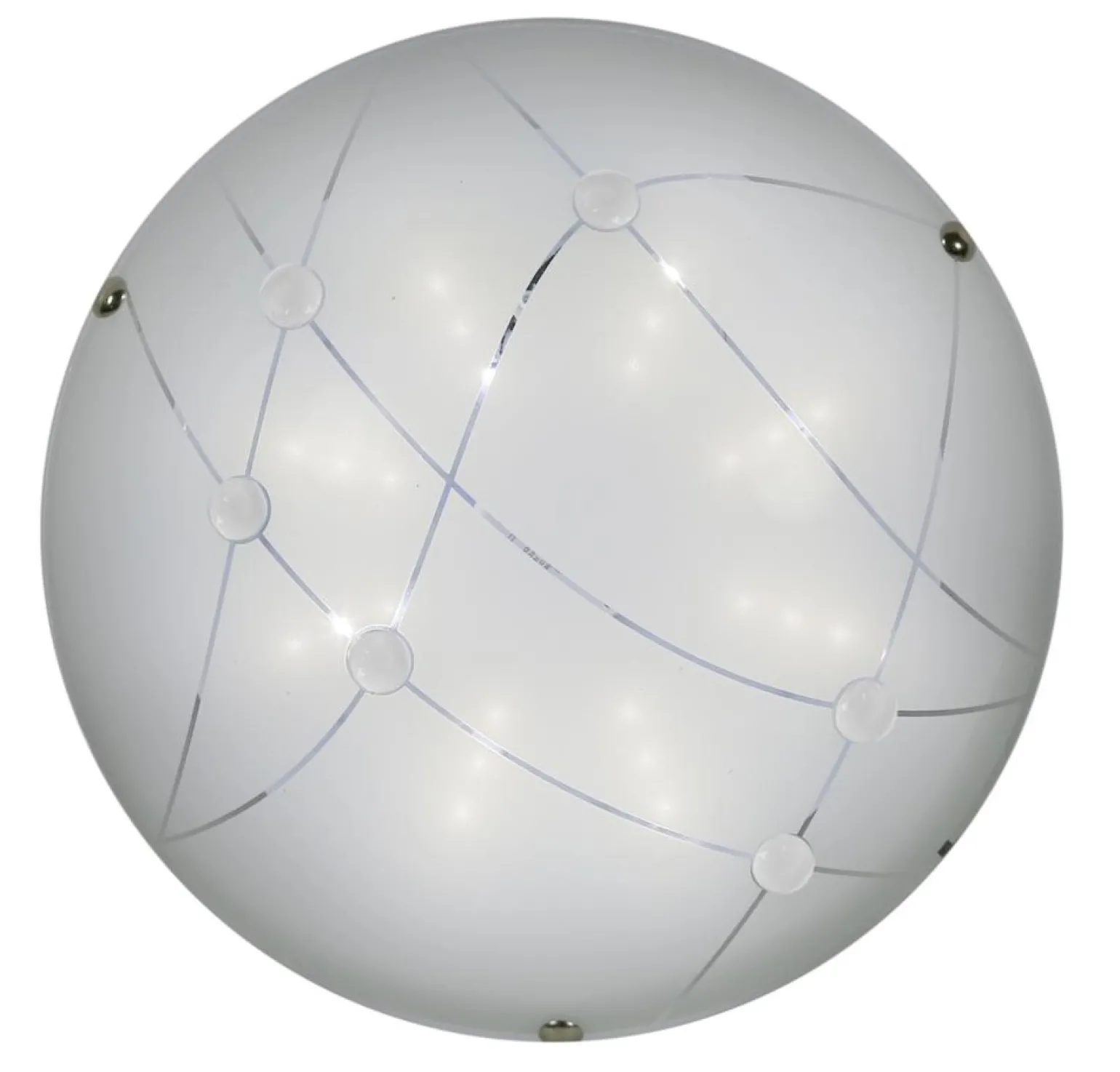 Sklep Kaja Biały, ledowy plafon sufitowy z dekoracjami 13-60099 z serii DUCA | Kaja Oświetl