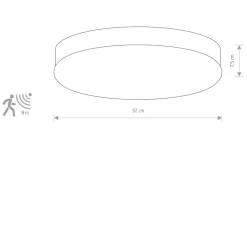 Sklep Kaja Biały plafon na dwie żarówki z dużym gwintem 8827 | Kaja Oświetlenie