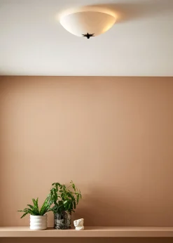 Sklep Kaja Biały plafon z czarną gwiazdką na oprawie 108207 | Kaja Oświetlenie