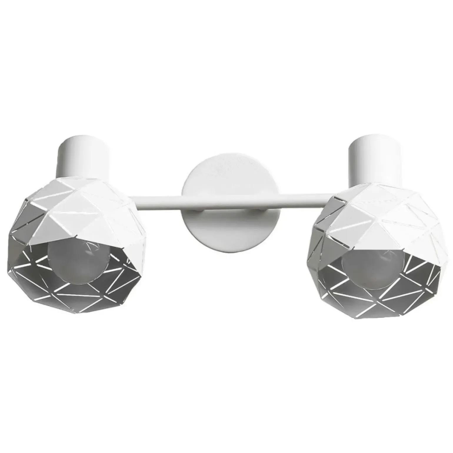 Hot Biały, podwójny reflektor na listwie LP-8069/2WS WH REUS | Kaja Żyrandole Nowoczesne