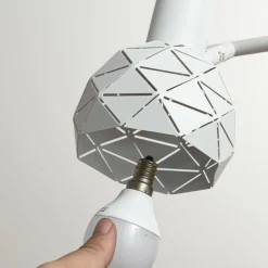 Hot Biały, podwójny reflektor na listwie LP-8069/2WS WH REUS | Kaja Żyrandole Nowoczesne