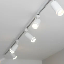 Sklep Kaja Biały reflektor tuba do szyny jednofazowej TK 6898 TRACER | Kaja