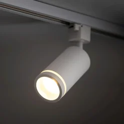 Sklep Kaja Biały reflektor tuba do szyny jednofazowej TK 6898 TRACER | Kaja