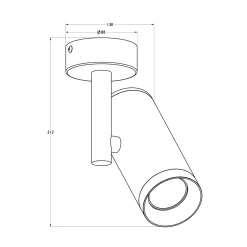 Sklep Kaja Biały, regulowany spot 20015-WH TORI SL 2 white| Kaja Oświetlenie