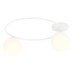 Store ring sufitowy z kulistymi kloszami 1258/2 z serii SOPRA | Kaja Żyrandole Nowoczesne