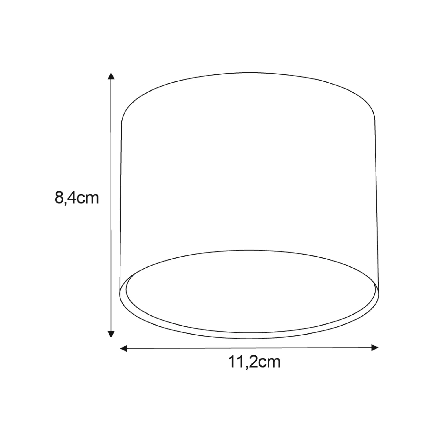 Sklep Kaja spot w kształcie walca, do korytarza K-5133 z serii HORN | Kaja