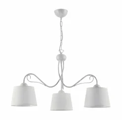 Sklep Kaja Biały żyrandol, do wnętrz skandynawskich JUP 1345 KAMELIA | Kaja