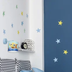 Sklep Kaja Błękitny kinkiet ścienny z rysunkiem rybki MLP6803 z serii RYBKA | Kaja Oświetle