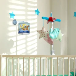 Sklep Kaja Błękitny kinkiet ścienny z rysunkiem rybki MLP6803 z serii RYBKA | Kaja Oświetle