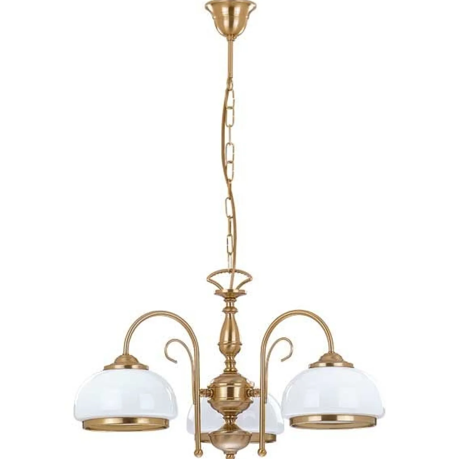 Sklep Kaja Bogato zdobiony złoty żyrandol na łańcuchu AL 3512 | Kaja