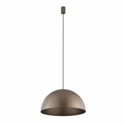 Discount Brązowa lampa do salonu w stylu rustykalnym 10296 HEMISPHERE | Kaja Żyrandole Nowoczesne