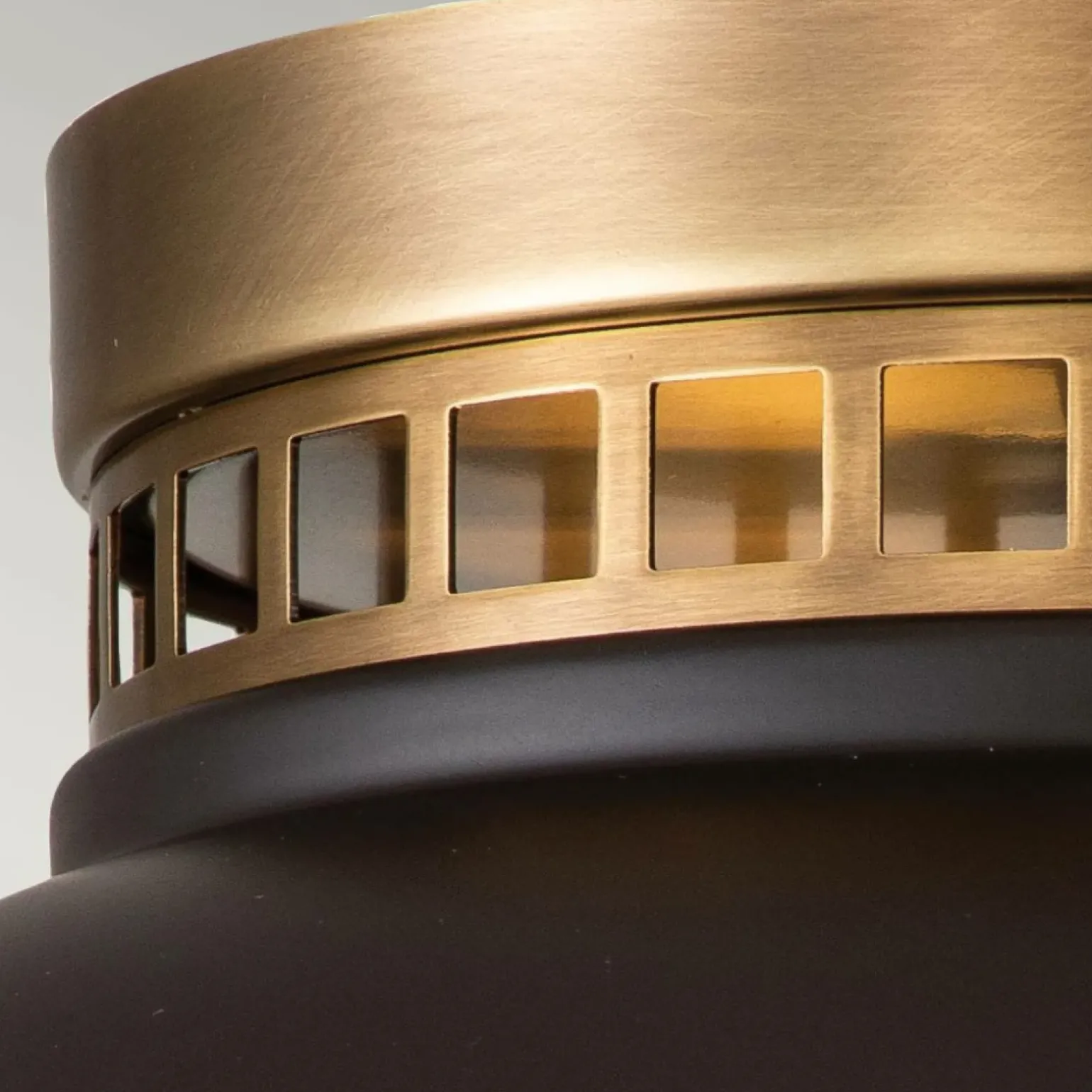 Sklep Kaja Brązowa lampa, niezwykły plafon HK-AMELIA-F-M-RB z serii AMELIA