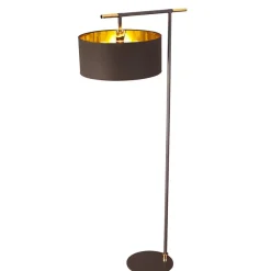 Sklep Kaja Brązowa lampa połogowa do salonu BALANCE-FL-BRPB z serii BALANCE