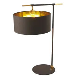 Sklep Kaja Brązowa lampa stołowa, do gabinetu BALANCE-TL-BRPB z serii BALANCE