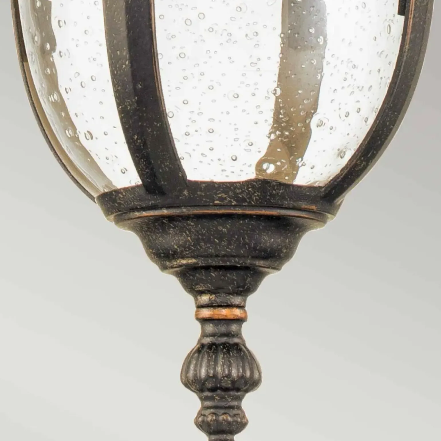 Sklep Kaja Brązowa lampa wisząca, ozdobne szkło CL8-S z serii CLEVELAND