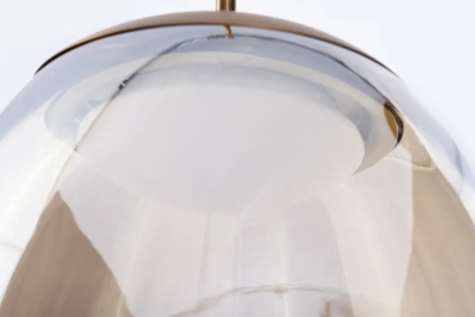 Best Sale Brązowa wisząca lampa LED z kloszem AZ3342 HELENA | Kaja Oświetlenie Żyrandole Nowoczesne