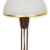 Sklep Kaja Brązowo-złota lampka stołowa retro O1488 BR FLEX | Kaja Oświetlenie
