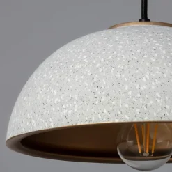 Store Ceramiczna kopuła wisząca do stylowej kuchni ABR-CIRI-E27 z serii CI Żyrandole Nowoczesne