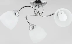 Sklep Kaja Chromowana, klasyczna lampa sufitowa AL 27503 SILIA | Kaja Oświetlenie