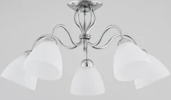 Sklep Kaja Chromowana lampa sufitowa na 5 źródeł światła AL 22605 | Kaja