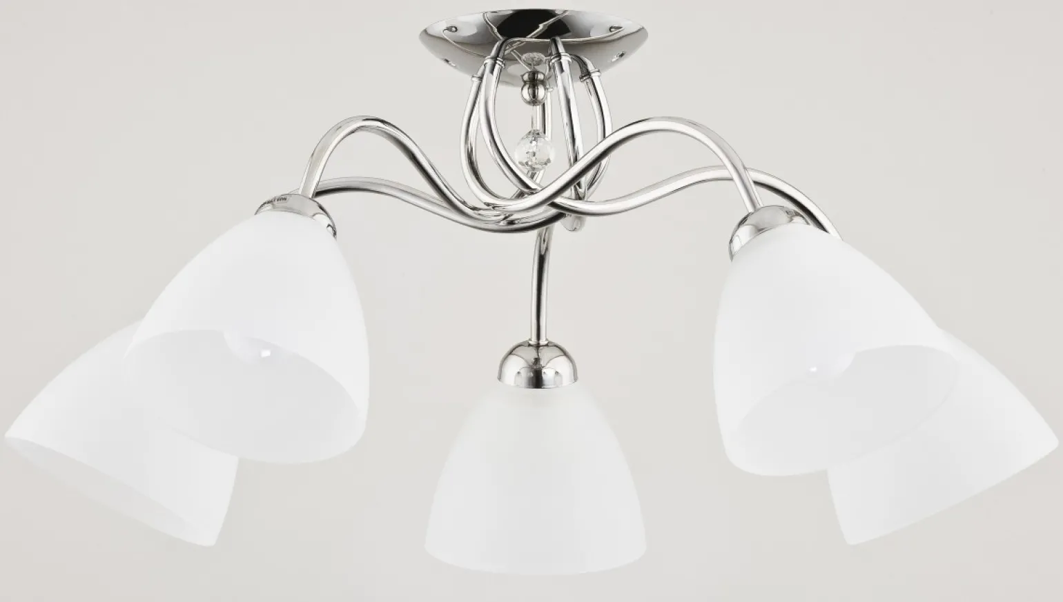 Sklep Kaja Chromowana lampa sufitowa do eleganckich wnętrz AL 23745 | Kaja