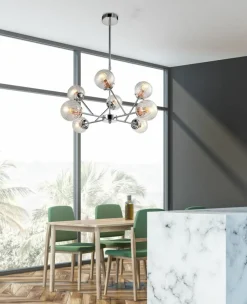 Flash Sale owana lampa sufitowa do salonu 38-67289 BEST | Kaja Oświetlenie Żyrandole Nowoczesne