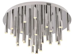 Best Sale Chromowana lampa sufitowa Ø60cm MX C0115D ORGANIC PL | Kaja Żyrandole Nowoczesne