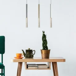 Best Sale Chromowana tuba wisząca nad wyspę P0461-01E-F4F4 ONE | Kaja Żyrandole Nowoczesne