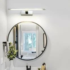 Sklep Kaja Chromowany kinkiet LED nad lustro GS-LWB-12W CH ISLA | Kaja