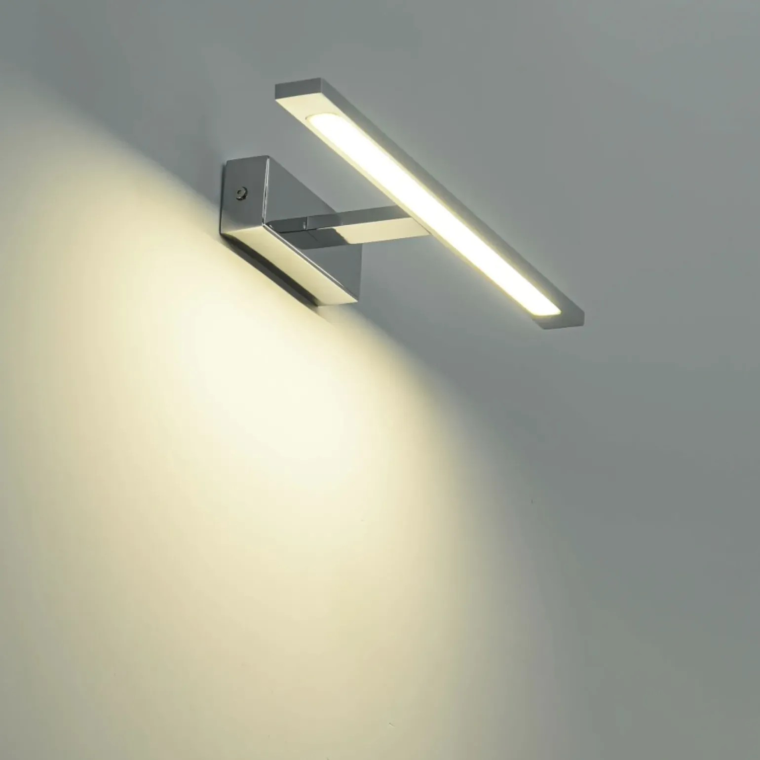 Sklep Kaja Chromowany kinkiet LED nad lustro GS-LWB-12W CH ISLA | Kaja