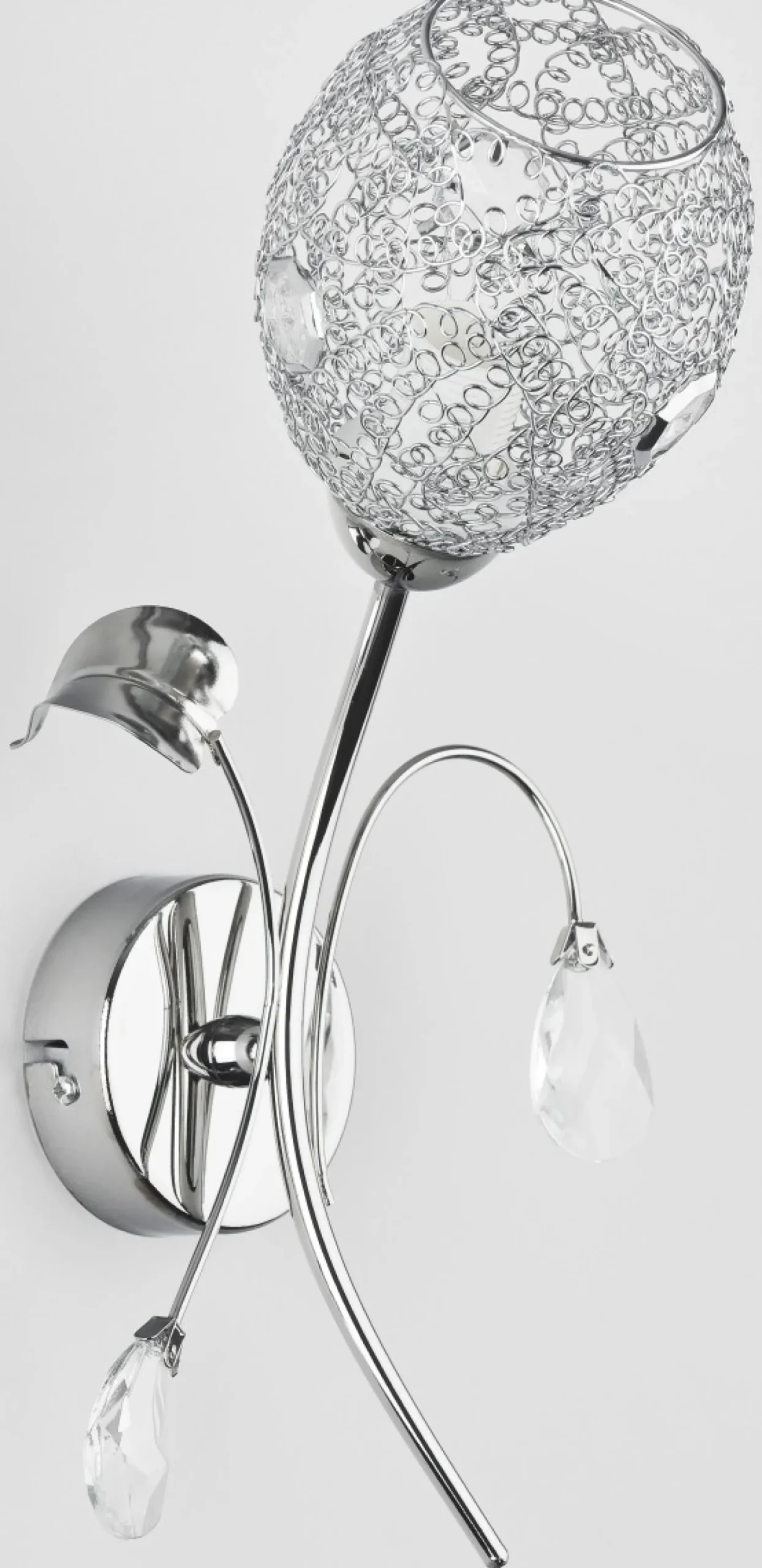 Sklep Kaja Chromowany kinkiet w kształcie tulipana AL 20380 | Kaja