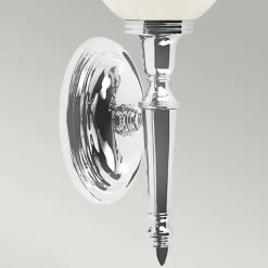 Sklep Kaja Chromowany kinkiet z kloszem kulką BATH-DRYDEN4-PC z serii DRYDEN