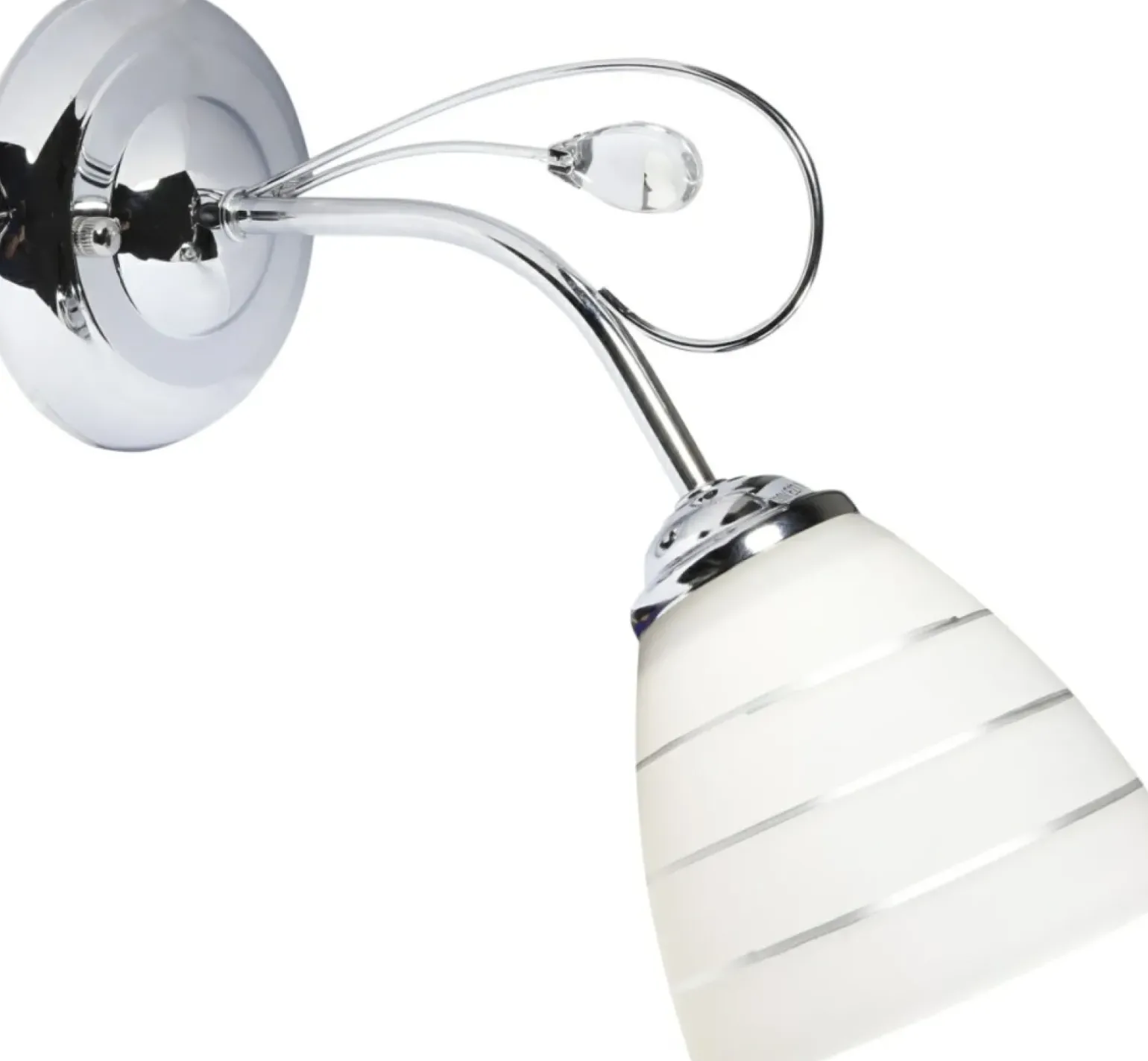 Sklep Kaja owany kinkiet z mlecznym kloszem 21-64288 SIMPLI | Kaja