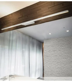 Sklep Kaja Chromowany, ledowy kinkiet nad lustro 60cm 67008 LISTWA | Kaja